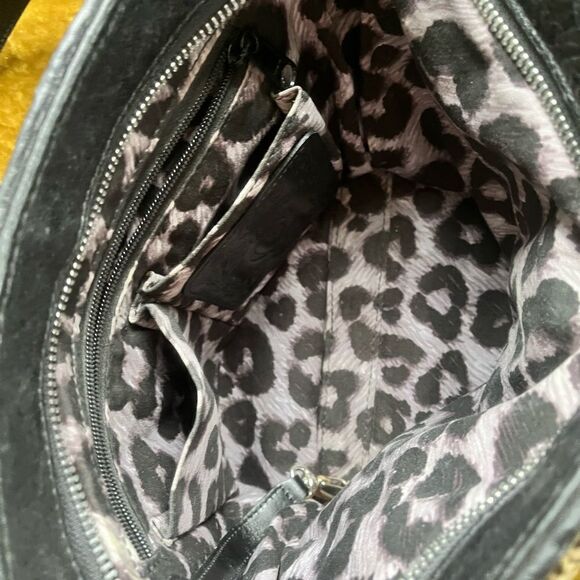 Brighton Leather & Weave Bag 12 width 10 Height 2 Depth - Picture 5 of 7